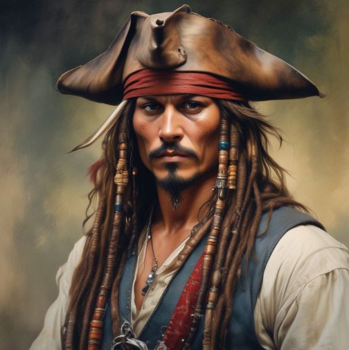 Johnny Depp - Captain Jack Sparrow - Pirates of the Caribbean 6 - khobortobor.com